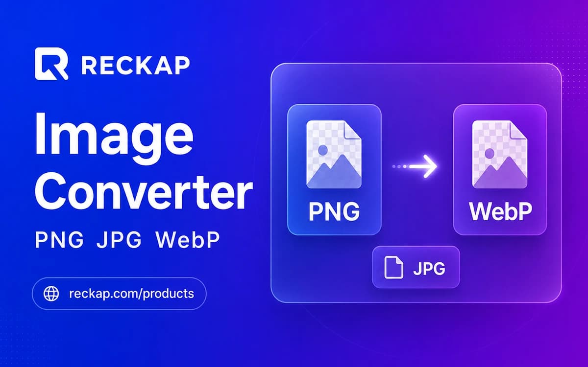 Reckap Image Converter cover - PNG JPG WebP